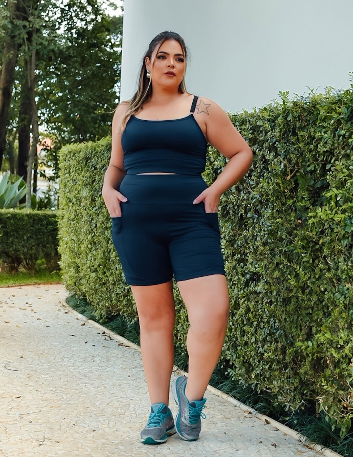 Como usar bermuda plus size