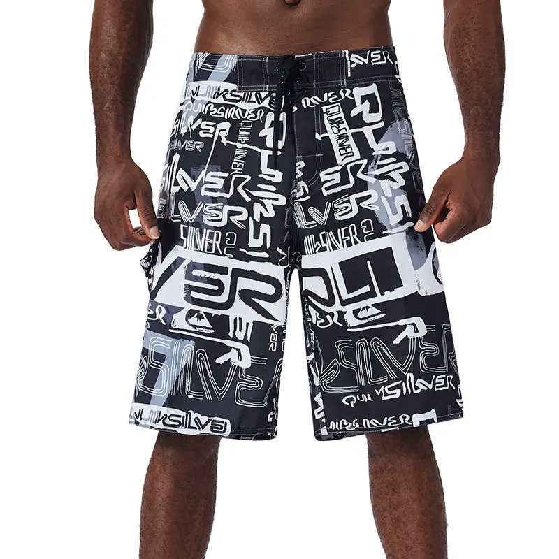 bermuda de surf masculina com estampa tropical