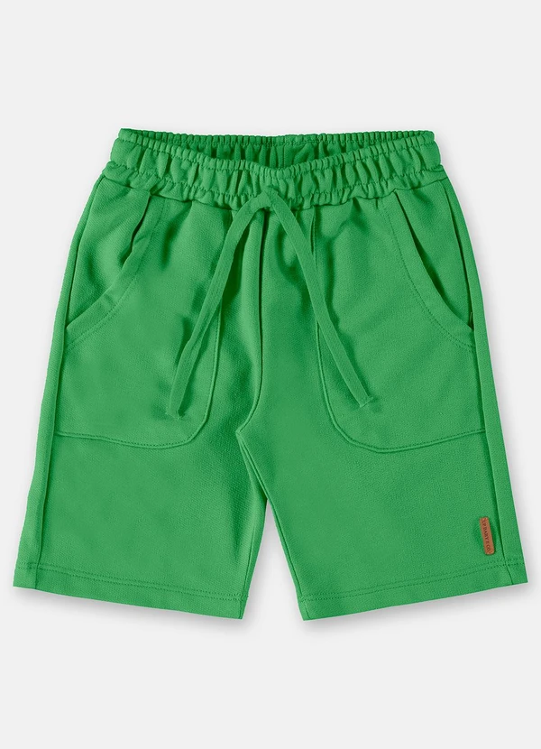 Bermuda de linho verde