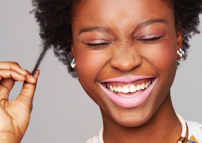 cabelo em transição big chop