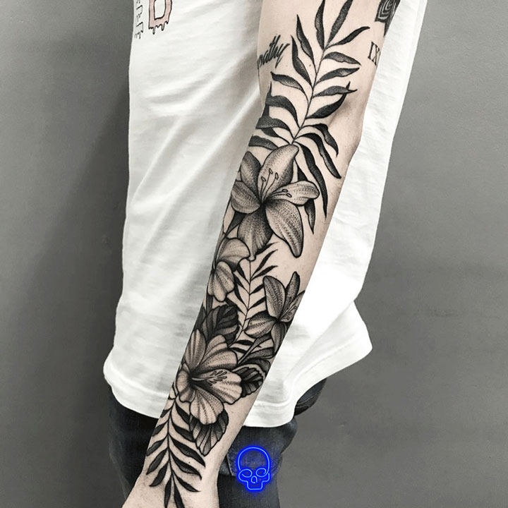 blackwork vs old school tatuagem