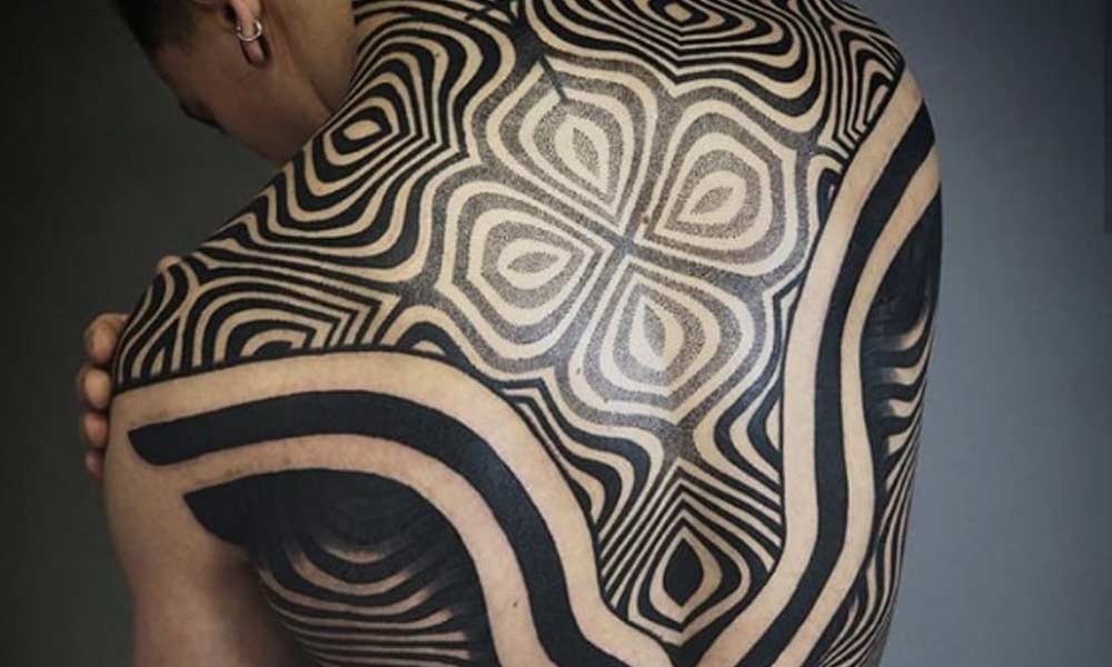 ideias de tatuagem blackwork para inspiração