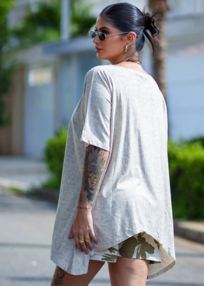 blusa 3/4 looks elegantes