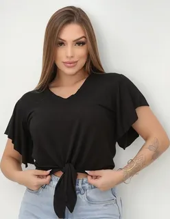 blusa 3/4 com saia