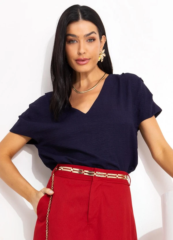 blusa crepe lisa