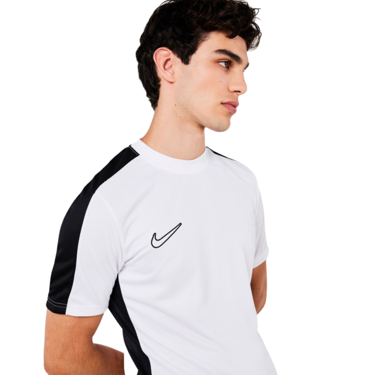 Blusa Nike branca gola V