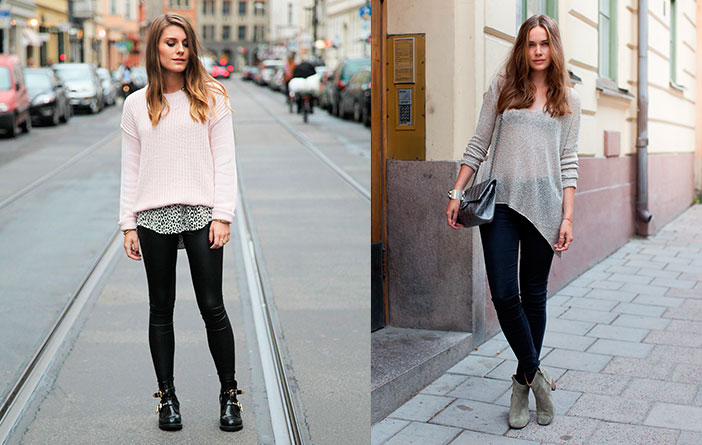 gola alta tricot look