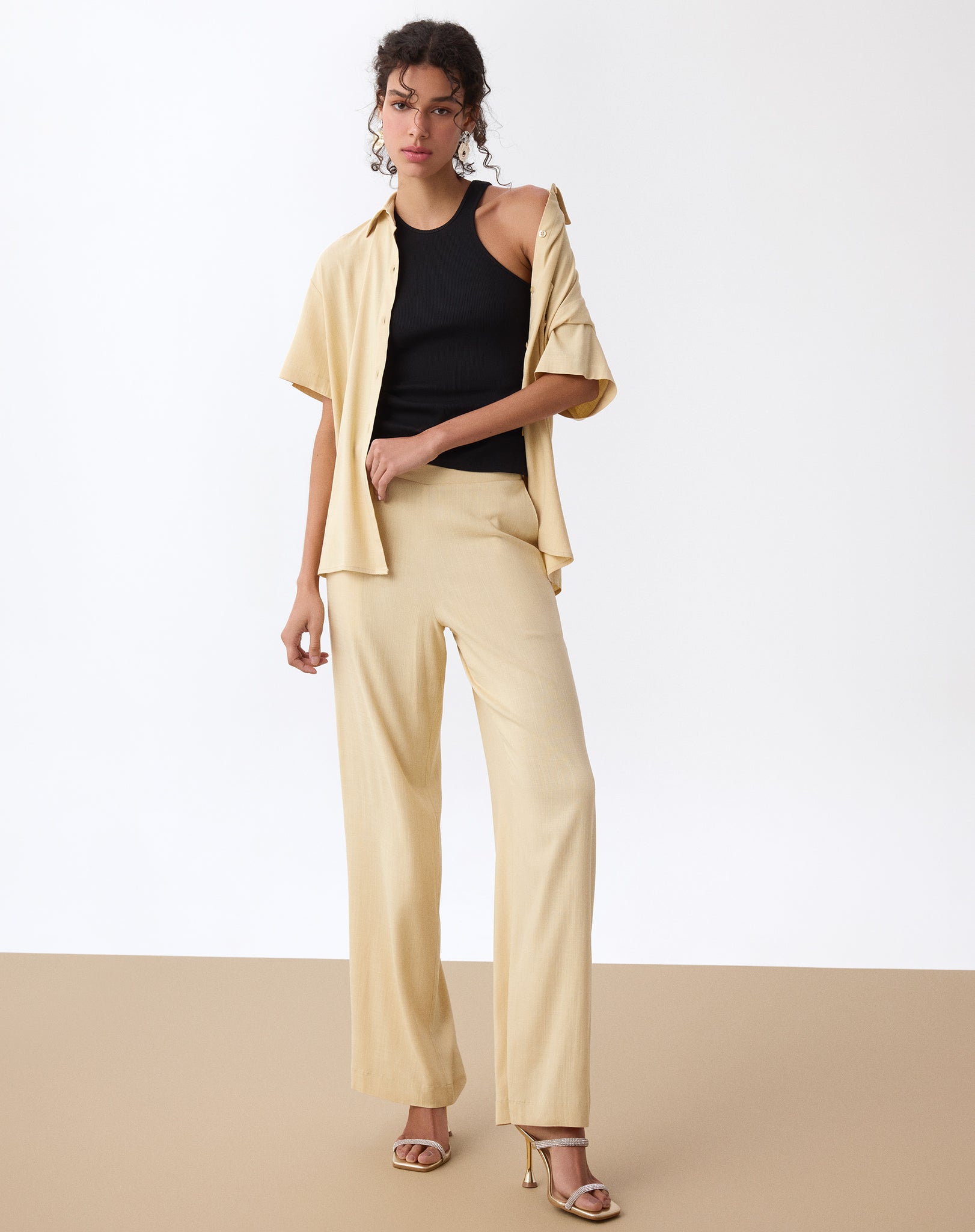 blusa de viscose regata
