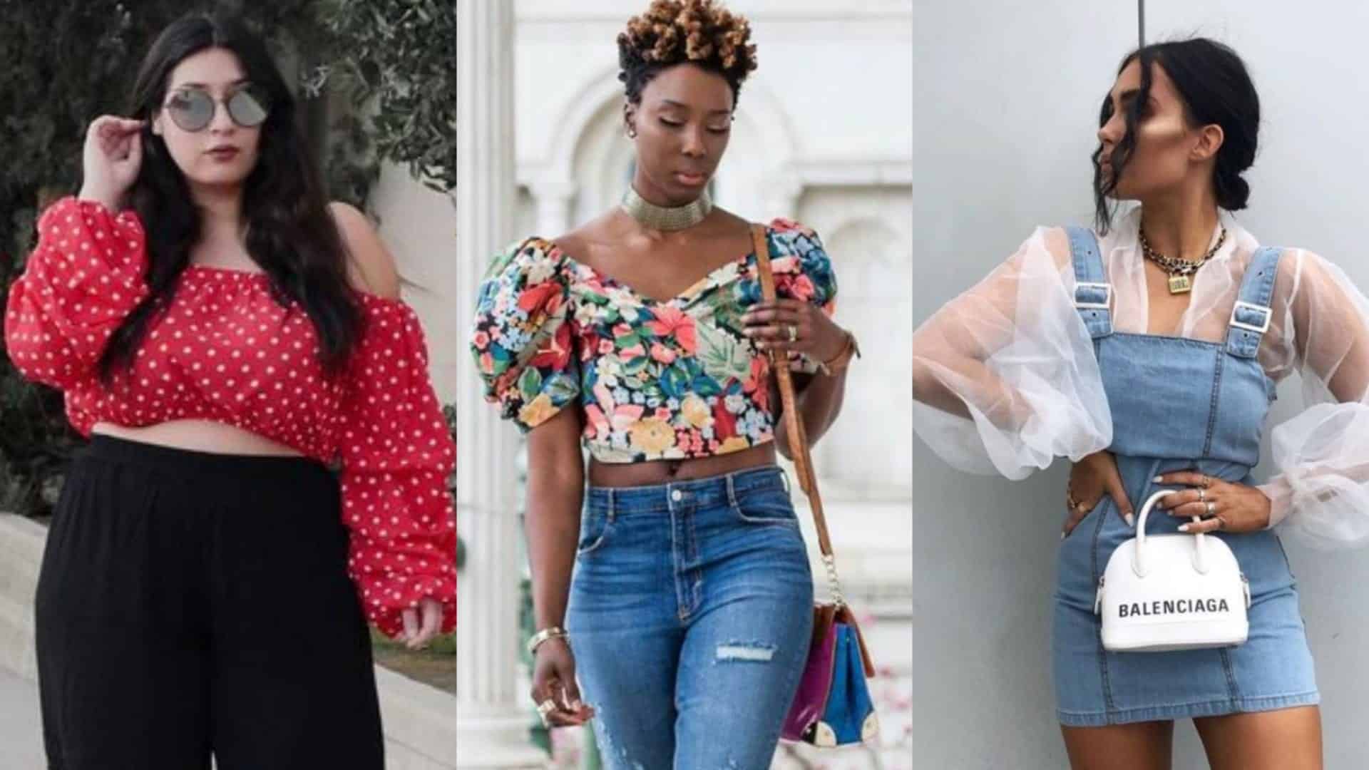 looks com manga bufante para festa