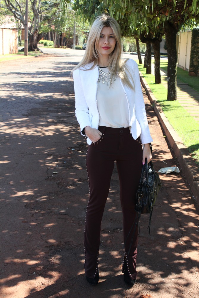 como usar blusa off white