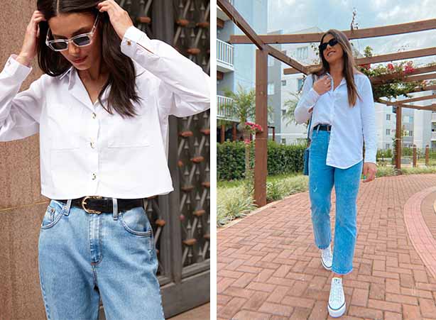 blusa social branca feminina looks