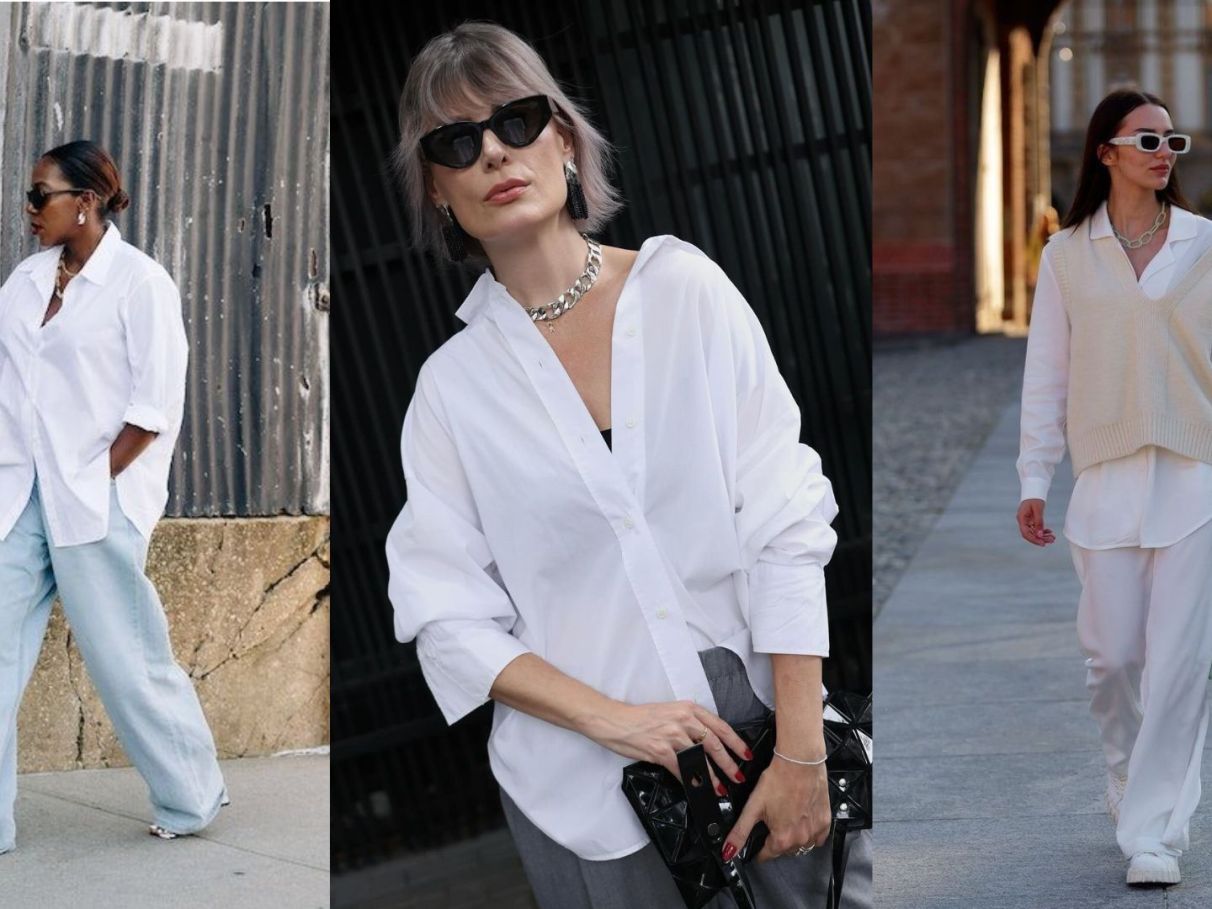blusa branca elegante