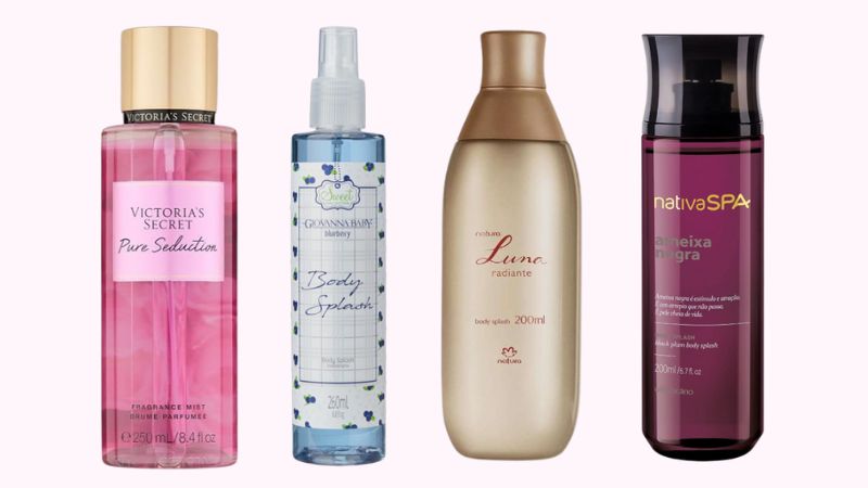 melhores body splash baratos boa fixação