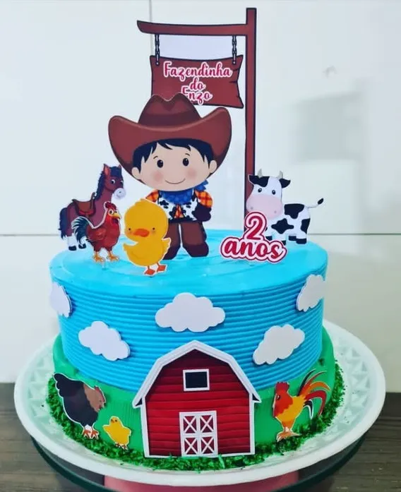 bolo fazendinha simples
