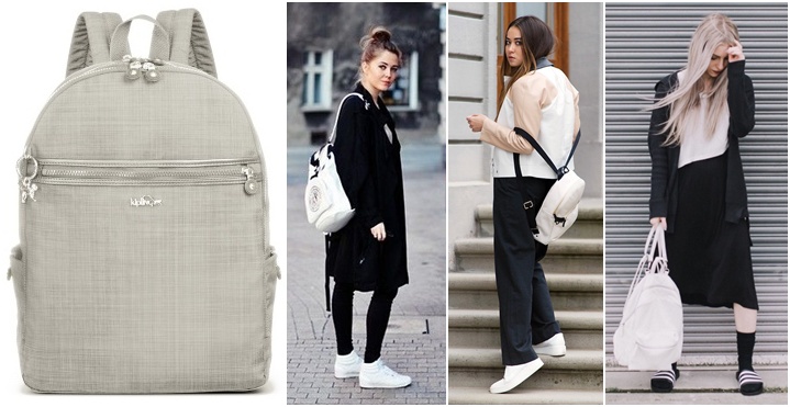 bolsa kipling estilo casual