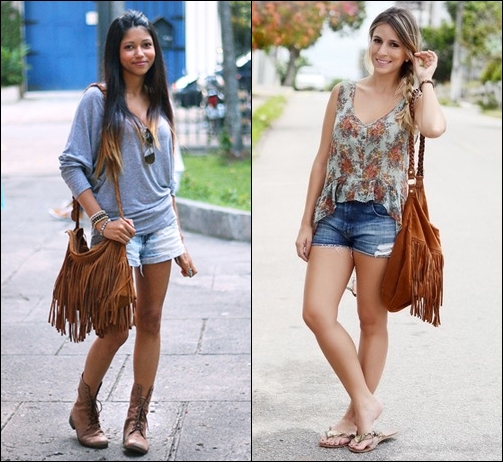 looks com bolsa tiracolo