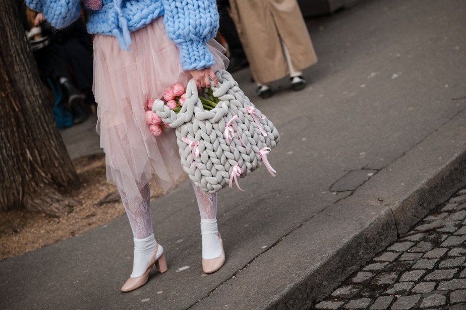 bolsas de crochê para festa