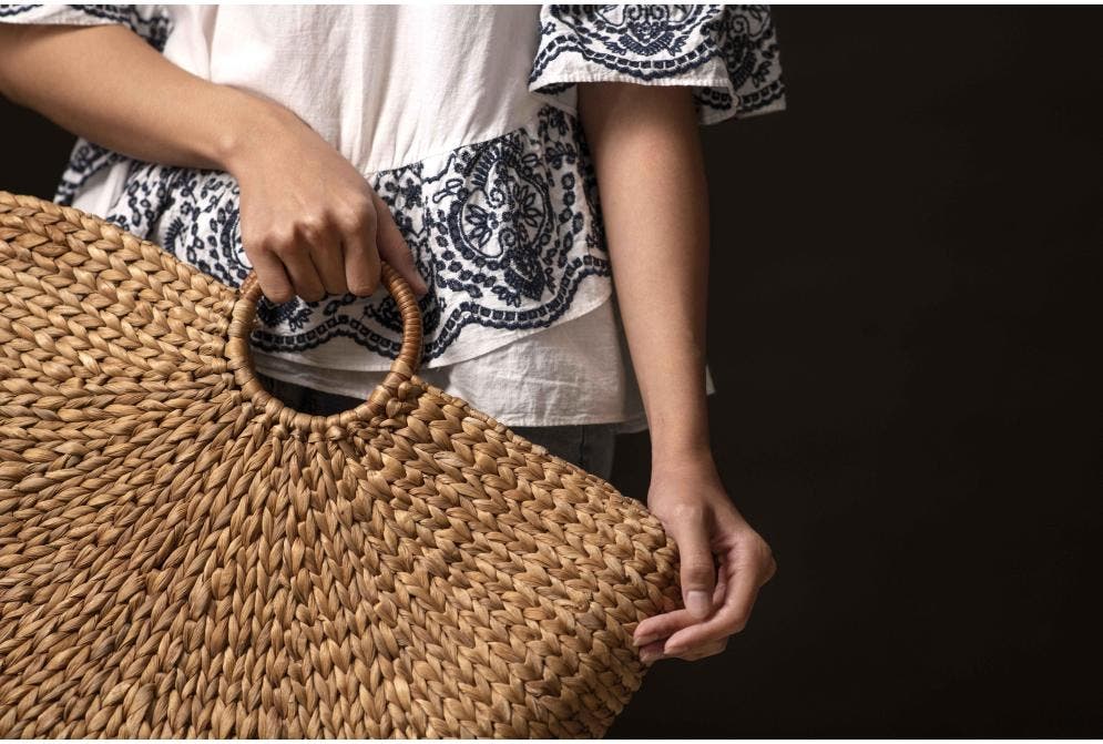 bolsas de crochê para o trabalho