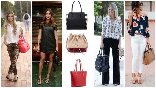 bolsas femininas de couro legítimo looks
