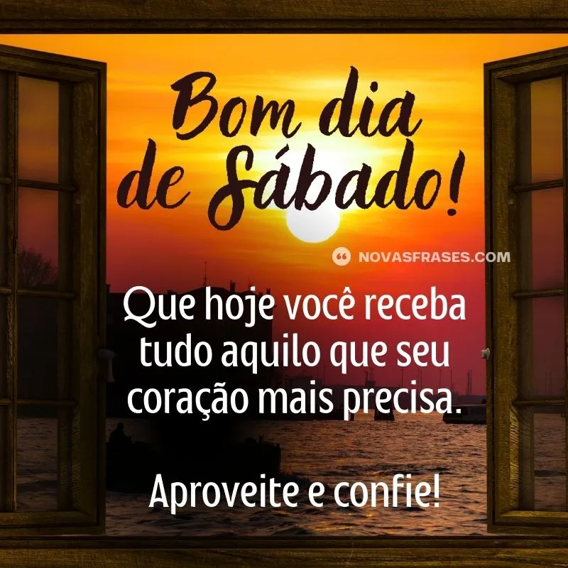 frases de sábado abençoado