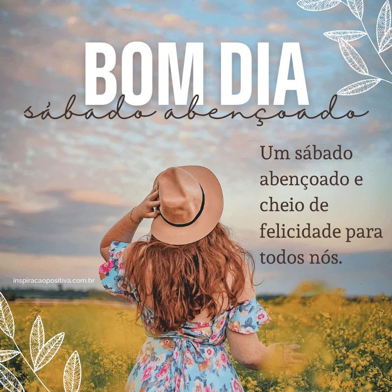 sábado abençoado e feliz