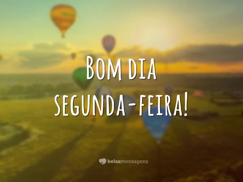 segunda-feira de recomeço