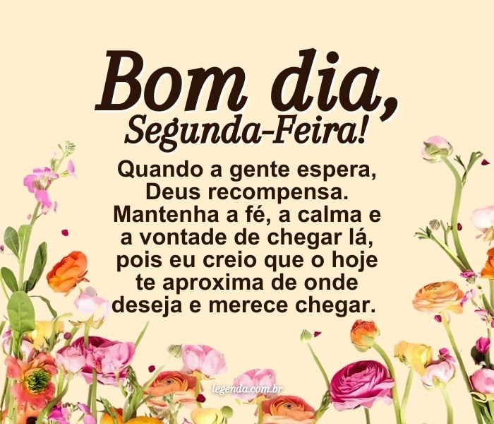 mensagens de bom dia para o início da semana