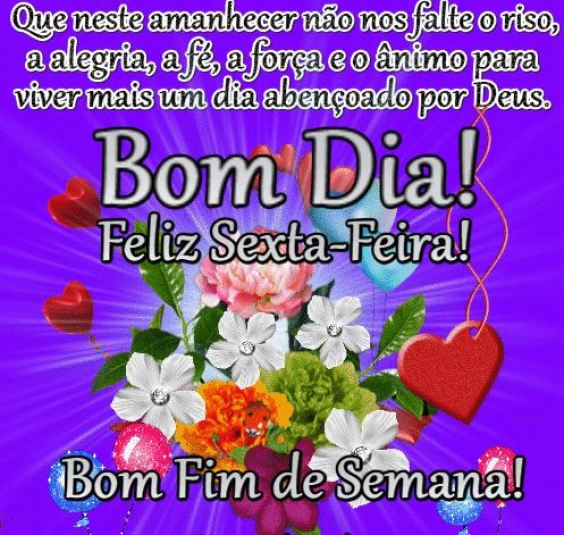 mensagens de bom dia para sexta-feira