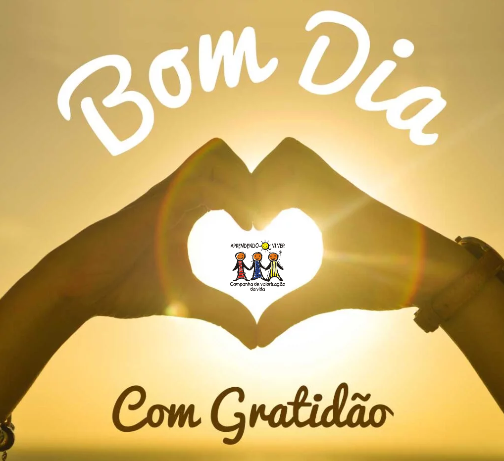 bom dia com gratidão e luz