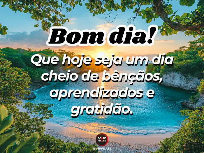 bom dia com gratidão para compartilhar