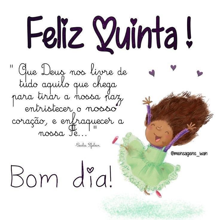 frases de bom dia quinta-feira