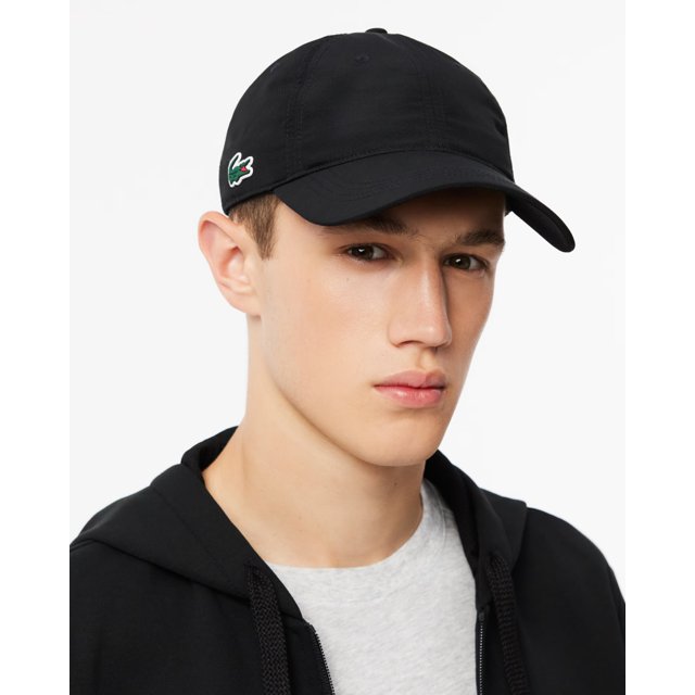 boné Lacoste preto esportivo