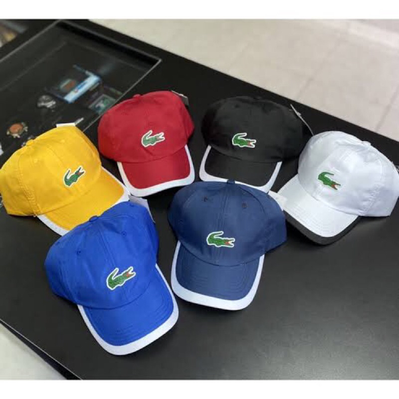 boné lacoste sport verde militar
