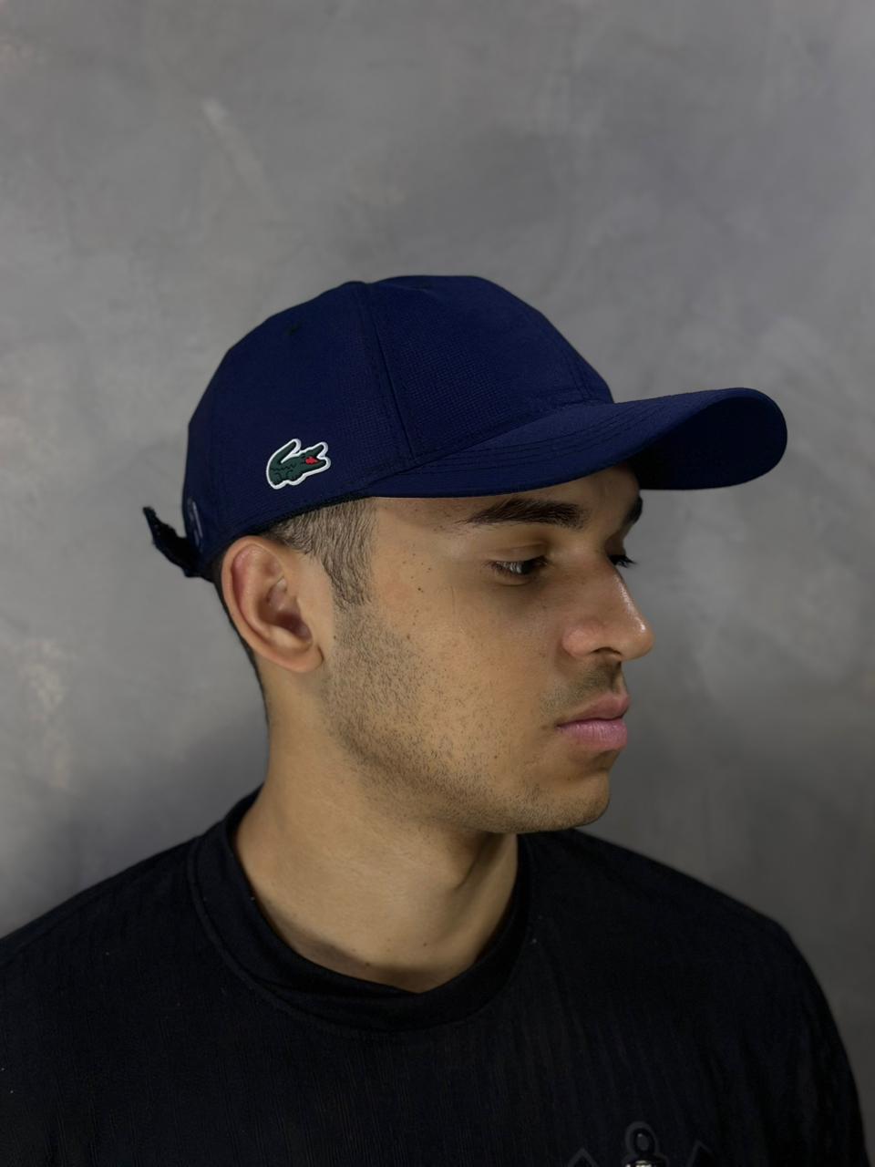 boné lacoste sport verde militar