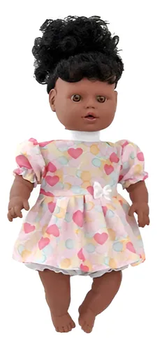 boneca negra cabelo cacheado