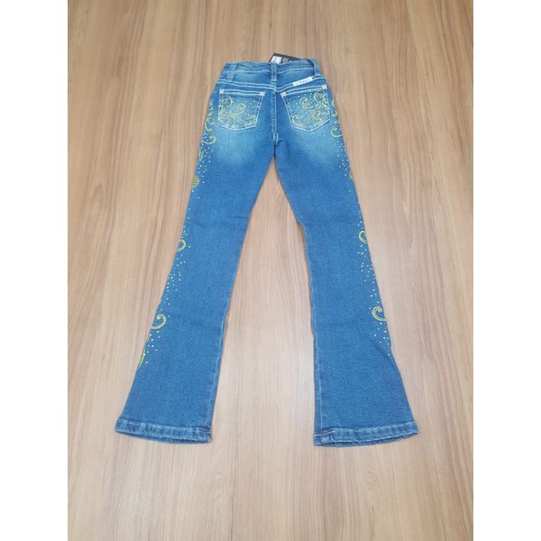 bordado em jeans country