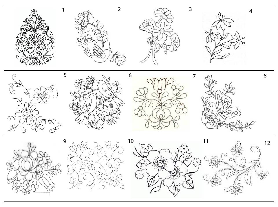 Onde encontrar os melhores padrões de bordado mexicano grátis