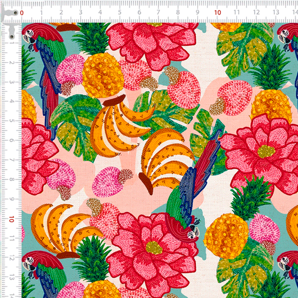 Matrizes de Bordado Tropical: Onde Encontrar e Como Usar em Seus Projetos