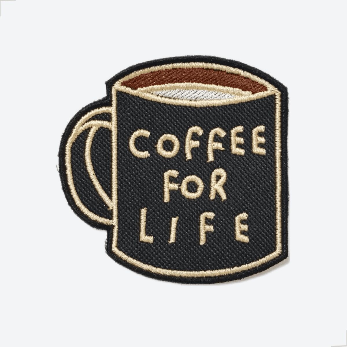 bordado xícara de café