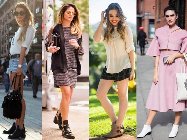bota feminina salto baixo elegante