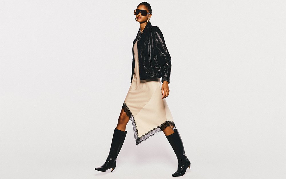 looks com bota cano alto