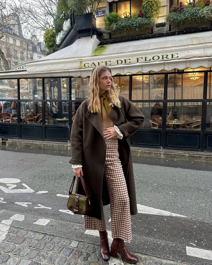 looks outono inverno bota marrom
