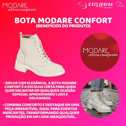 Bota Modare com salto bloco de 6,5 cm, fivelas duplas e tachas