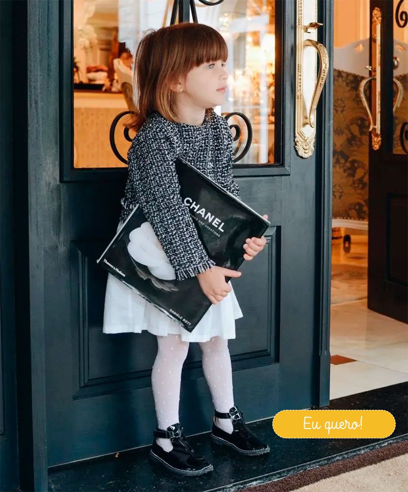 bota preta infantil com zíper