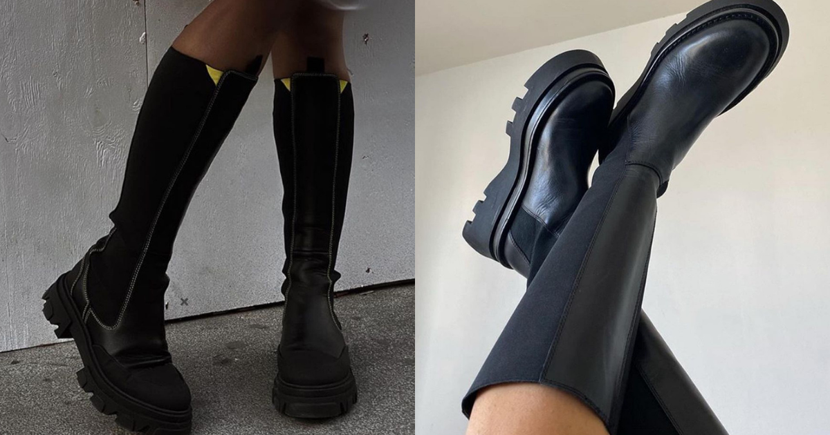 bota tratorada com jeans
