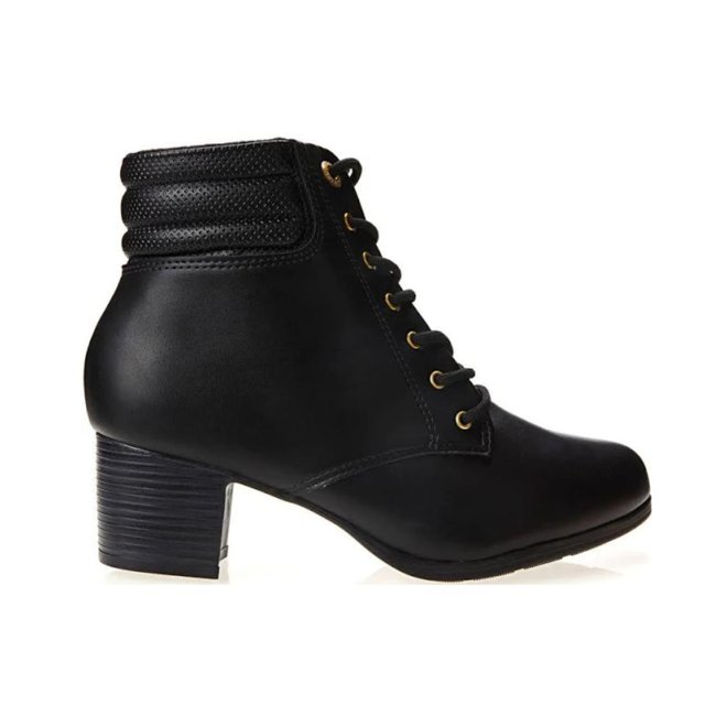 Bota Modare Salto Anabela Baixo