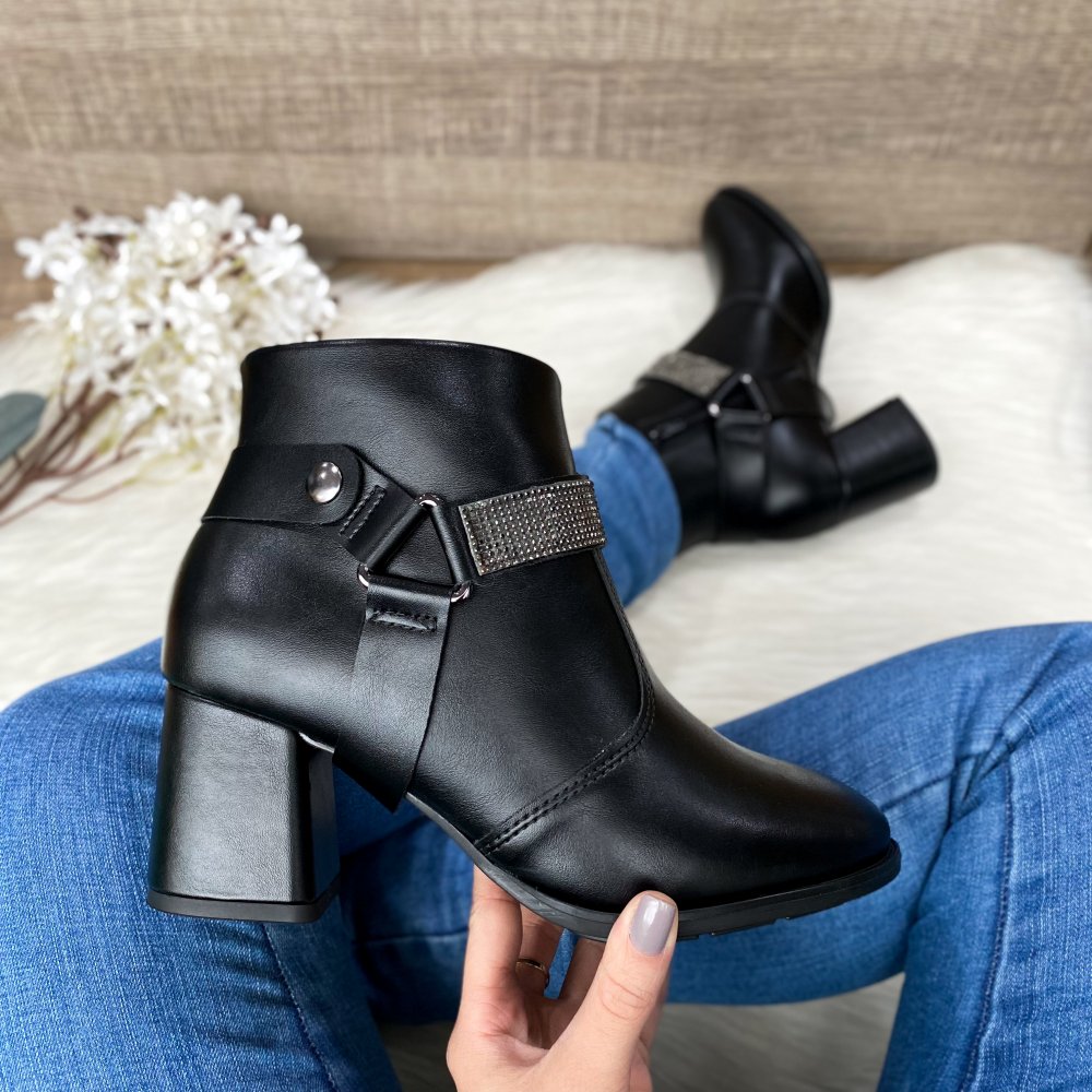 Bota Modare Salto Anabela Baixo