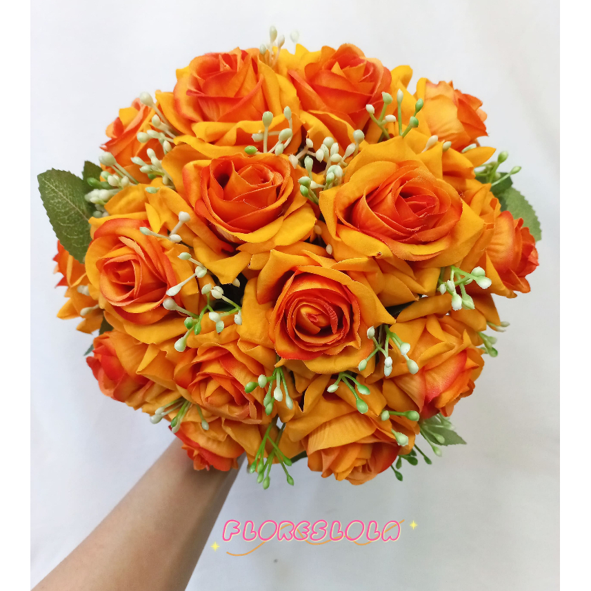 significado buquê flores laranja