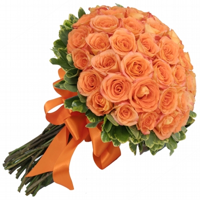 buquê de gérberas laranja