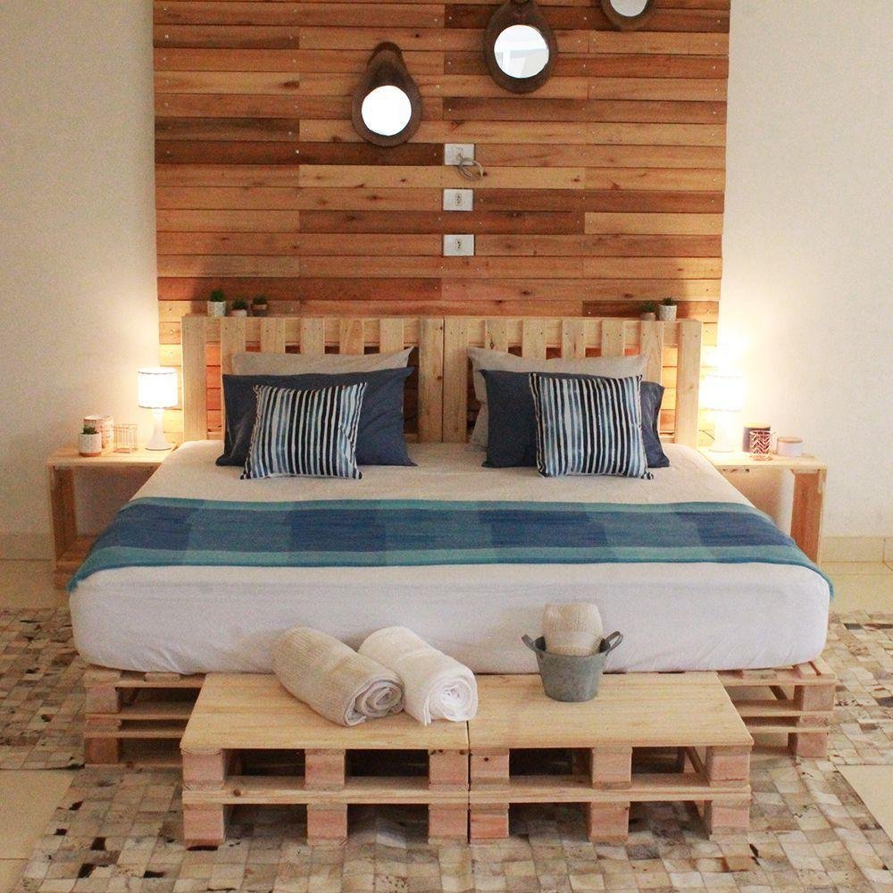 cabeceira de pallet casal medidas